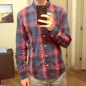J. Crew Slim Fit Plaid Button Down